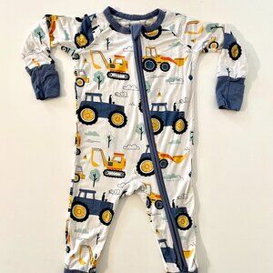 Suzel bamboo sleeper pajamas Tractor